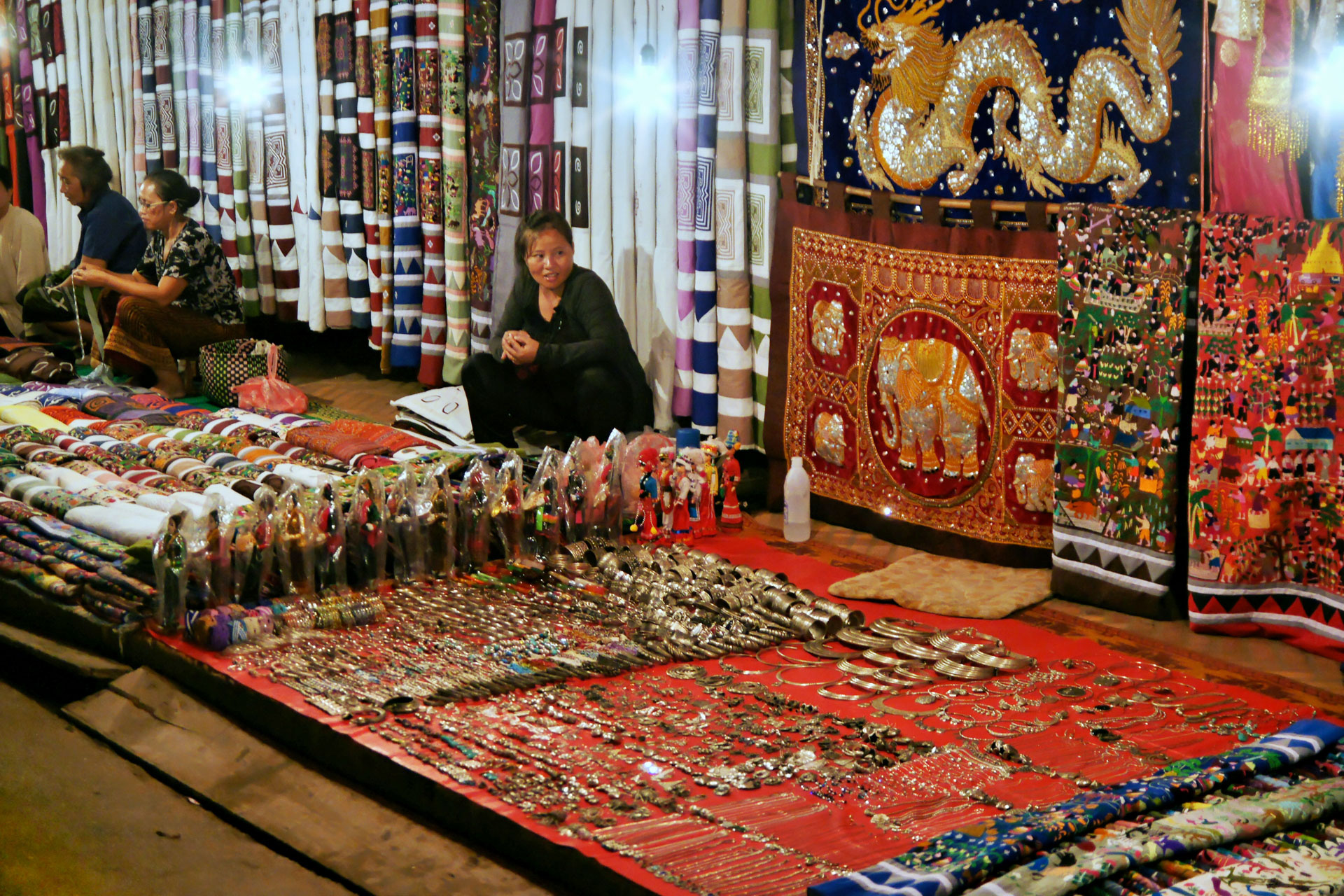 Nachtmarkt in Luang Prabang